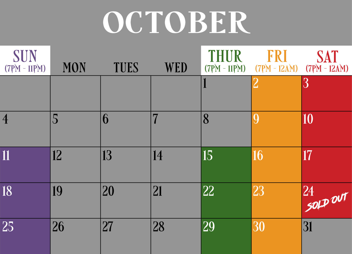 2026 Calendar